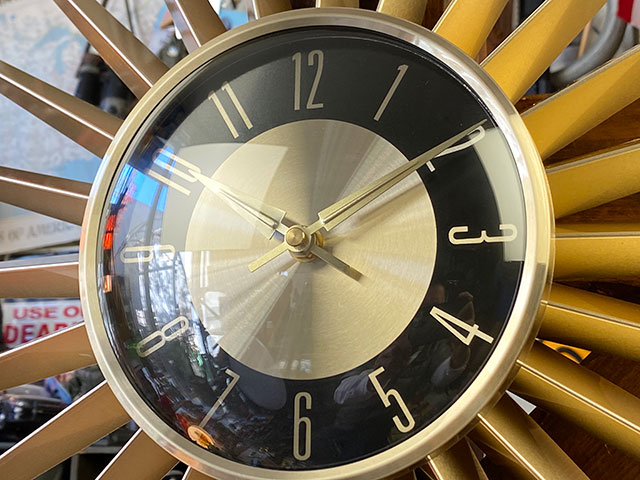 楽天市場】エミッツタイム サンバースト ウォールクロック アメリカン