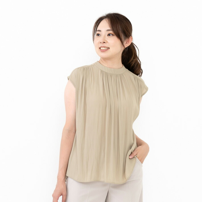 楽天市場】＼スーパーSALE／【 日本製 】 フレンチスリーブ ブラウス