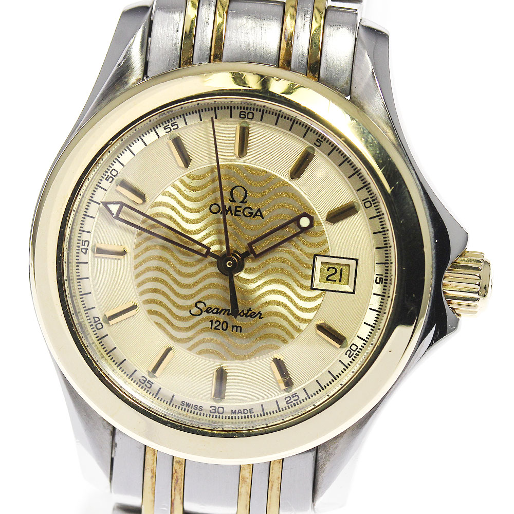 楽天市場】☆保証書付き【OMEGA】オメガ シーマスター120 デイト PG
