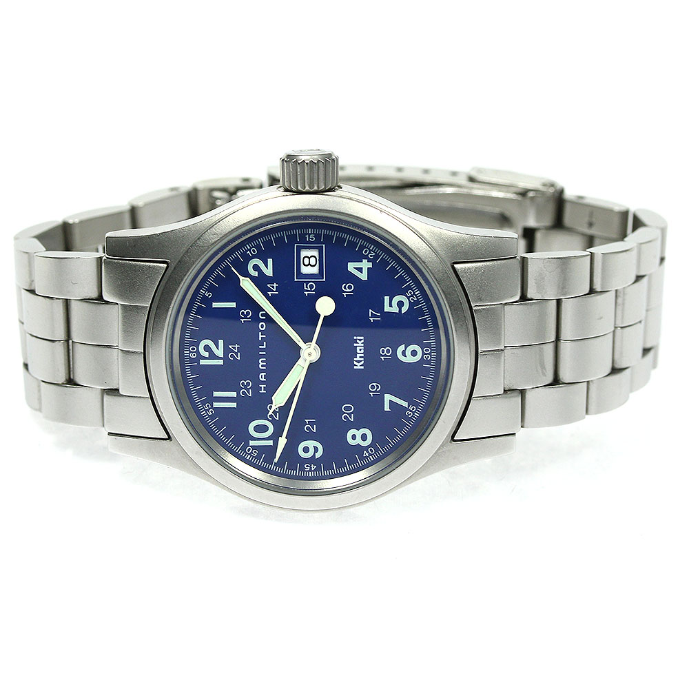 楽天市場】ハミルトン HAMILTON 6359 カーキ デイト クォーツ ボーイズ