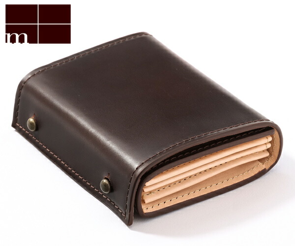 楽天市場】エムピウ m+ ミッレフォッリエ 2 コードバン27 ミニ財布