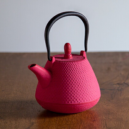 楽天市場】【送料無料】南部鉄器 急須 ドーム アラレ 0.4L ローズ