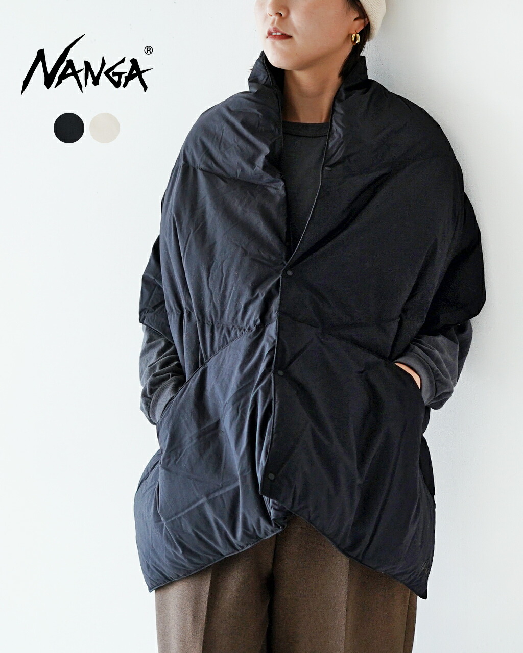 楽天市場】【SALE！20%OFF】ナンガ NANGA ダウン ポンチョ マフラー
