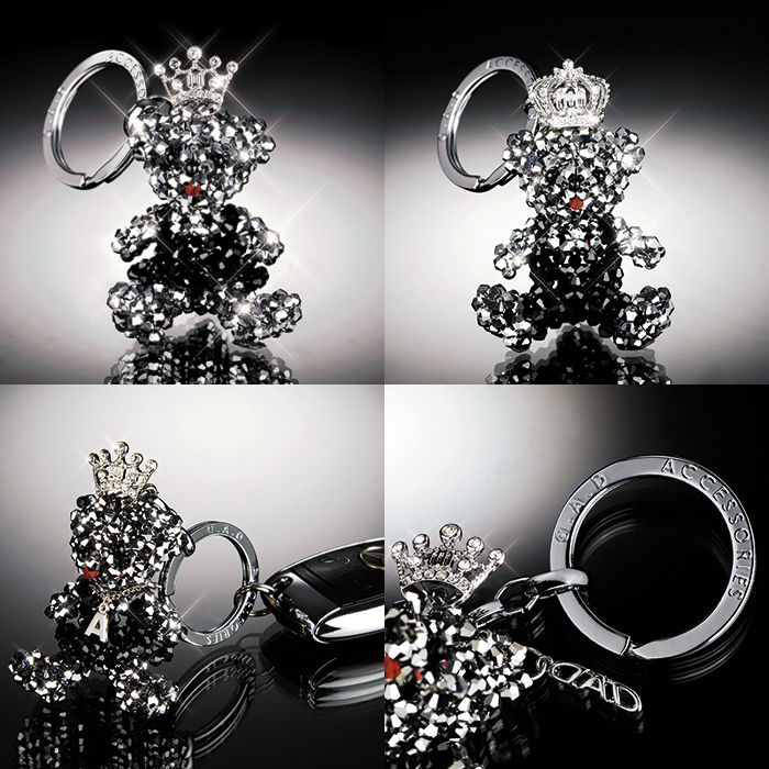 楽天市場】D.A.D クリスタル ベア キーリング SA820 / SA821 キング