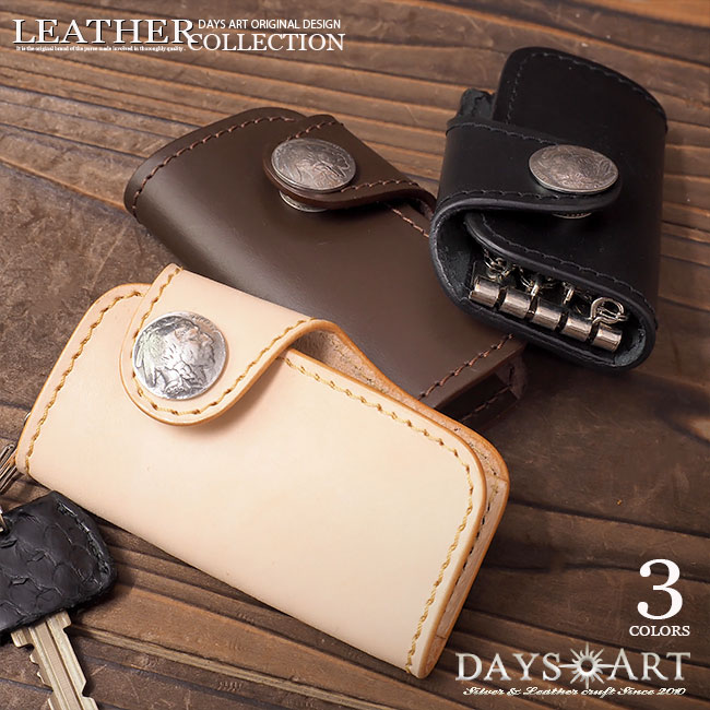 楽天市場】【スーパーSALE開催中】本革 オリジナルレザー4連キーケース