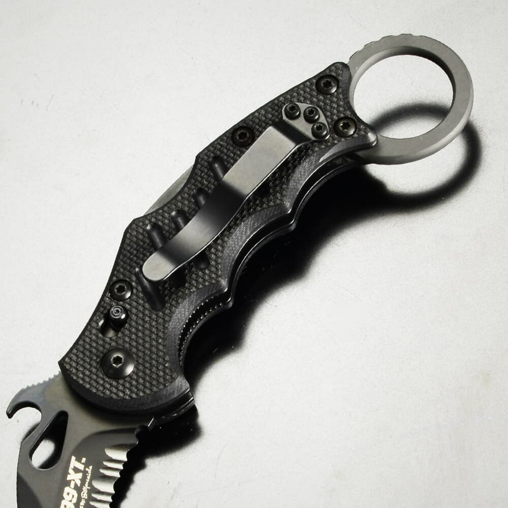 楽天市場】FOX カランビット 半波刃 G10ハンドル 折りたたみ式