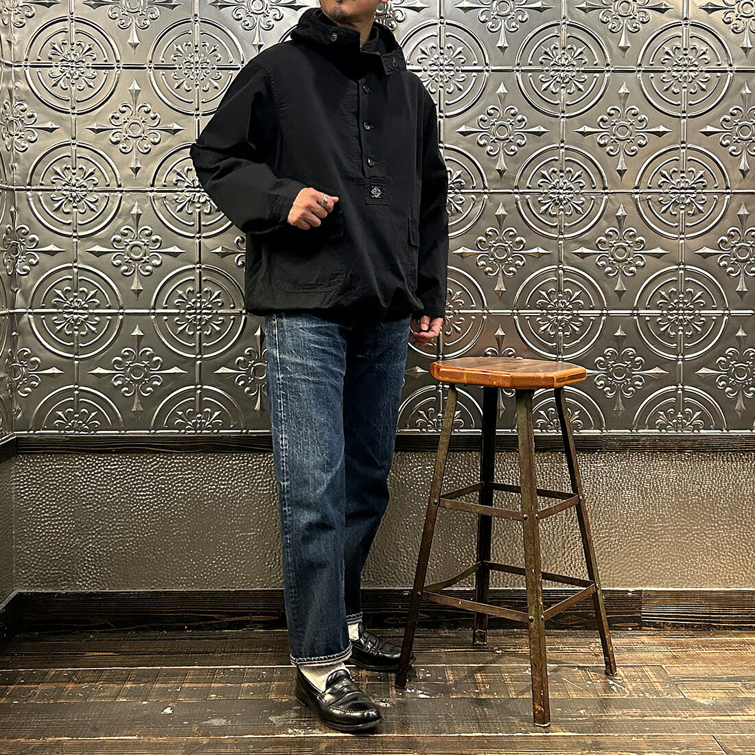 楽天市場】POST OVERALLS (ポストオーバーオールズ) NAVY PARKA