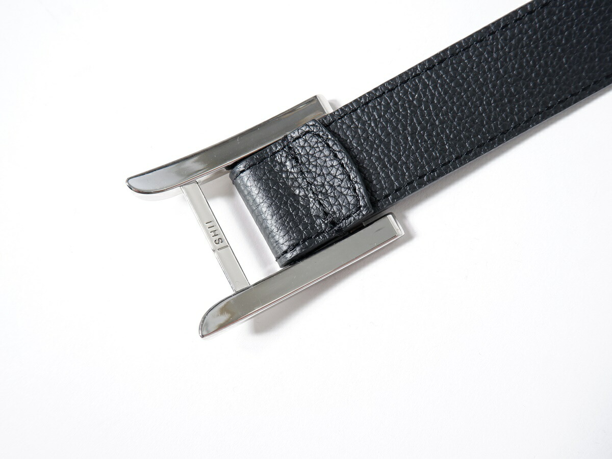 楽天市場】I SHII/イシイ T&D BELT BLACKレザーベルト【MZCA73676