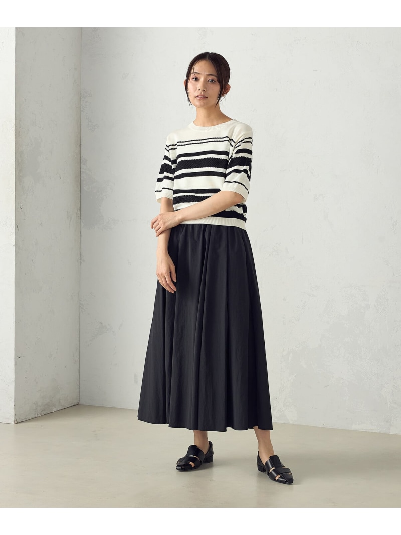 楽天市場】【SALE／20%OFF】ランダムボーダー5分袖ニット COMME CA ISM