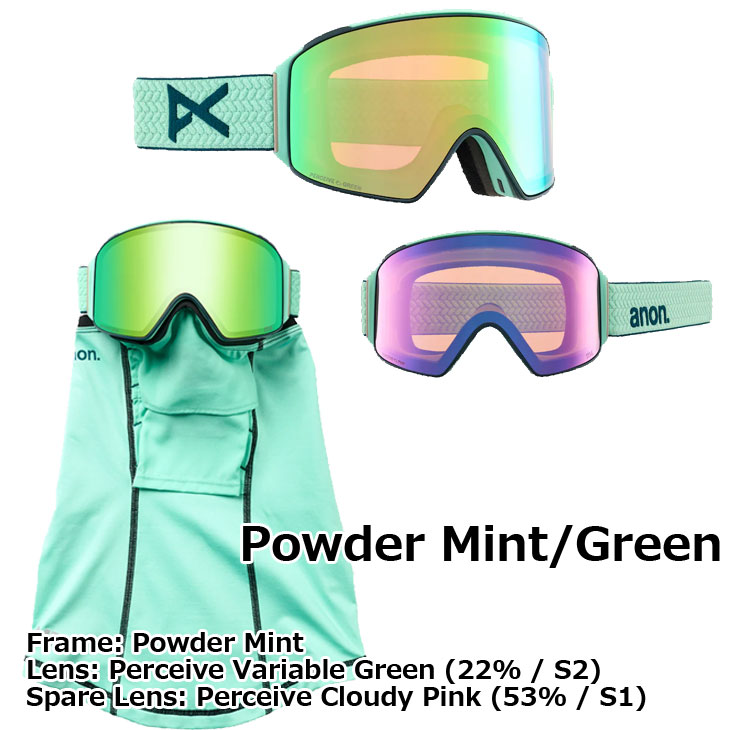 楽天市場】24-25 ANON アノン ゴーグル M4 Cylindrical Low Bridge+