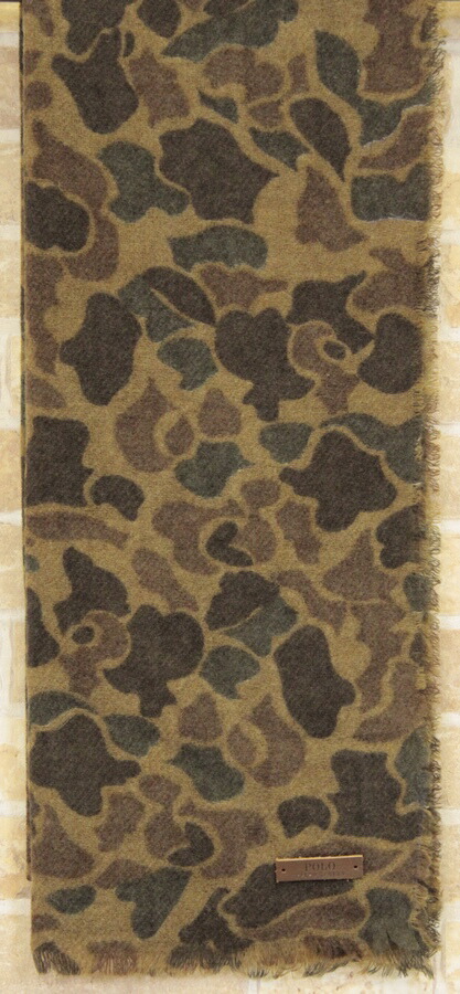 楽天市場】(ラルフローレン) Ralph Lauren ウール カモフラ マフラー