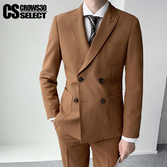 楽天市場】オラオラ系 セットアップ スーツ メンズ ブラウン ベージュ