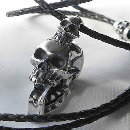楽天市場】スカルネックレス スカルペンダント ドクロペンダント