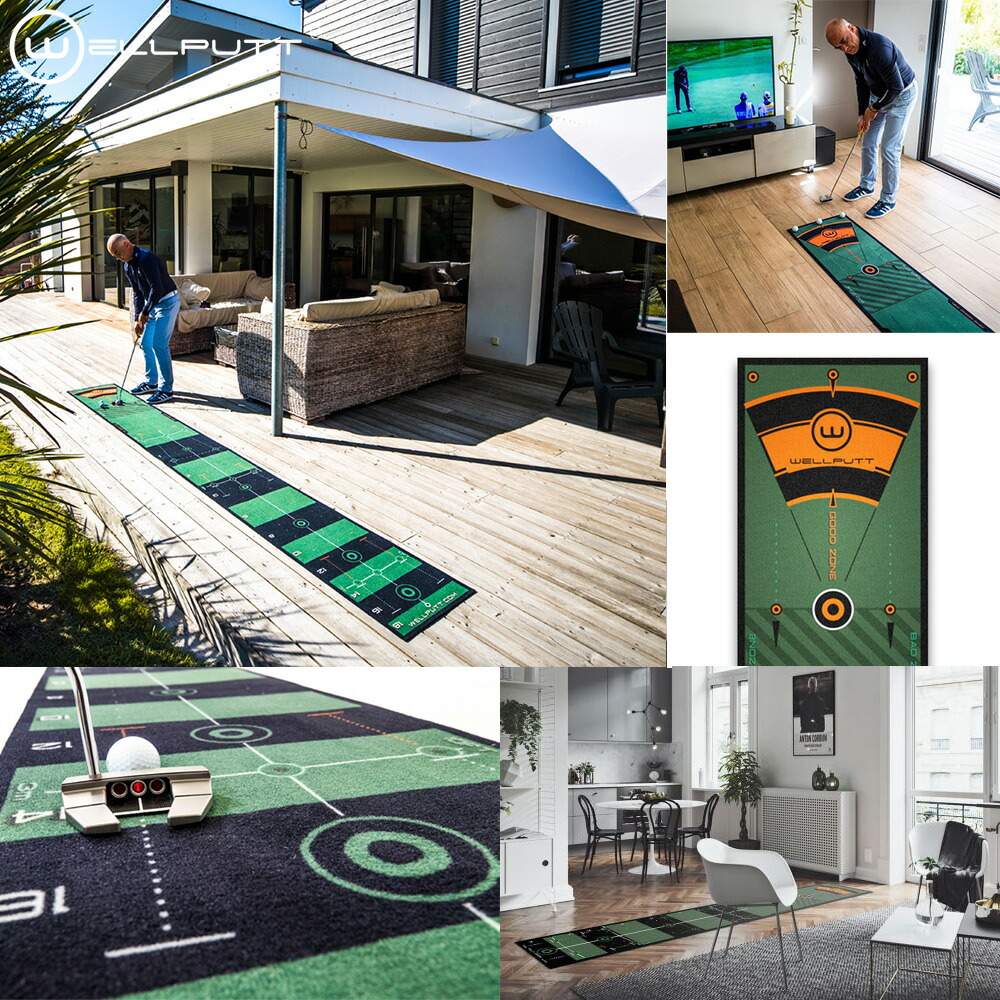 楽天市場】【日本正規品】Wellputt/ウェルパットパターマット 3m GREEN