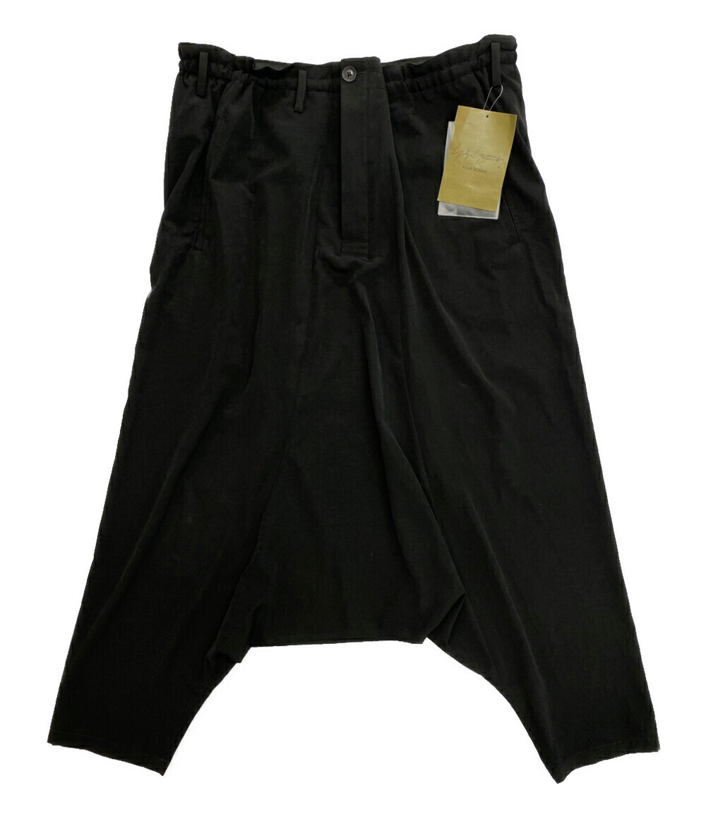 楽天市場】ヨウジヤマモト サルエルパンツ（カラーブラック）の通販