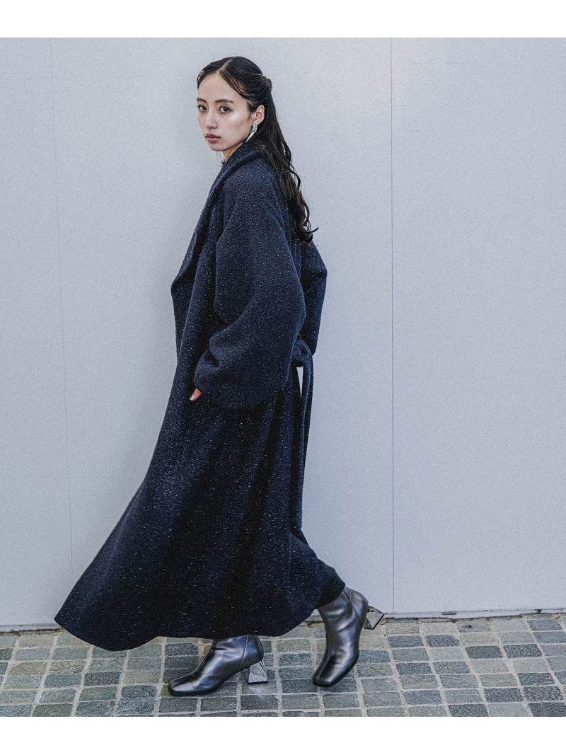 楽天市場】【SALE／49%OFF】コクーンスリーブラメロングコート HARE