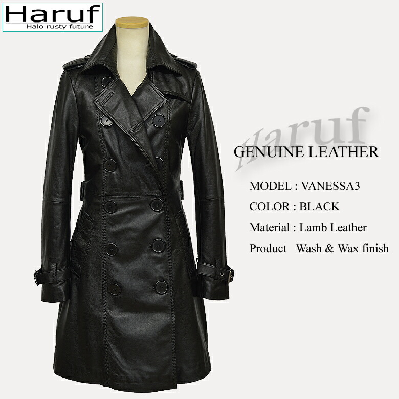 楽天市場】本革レザー トレンチコート レザーコート レディース ロング