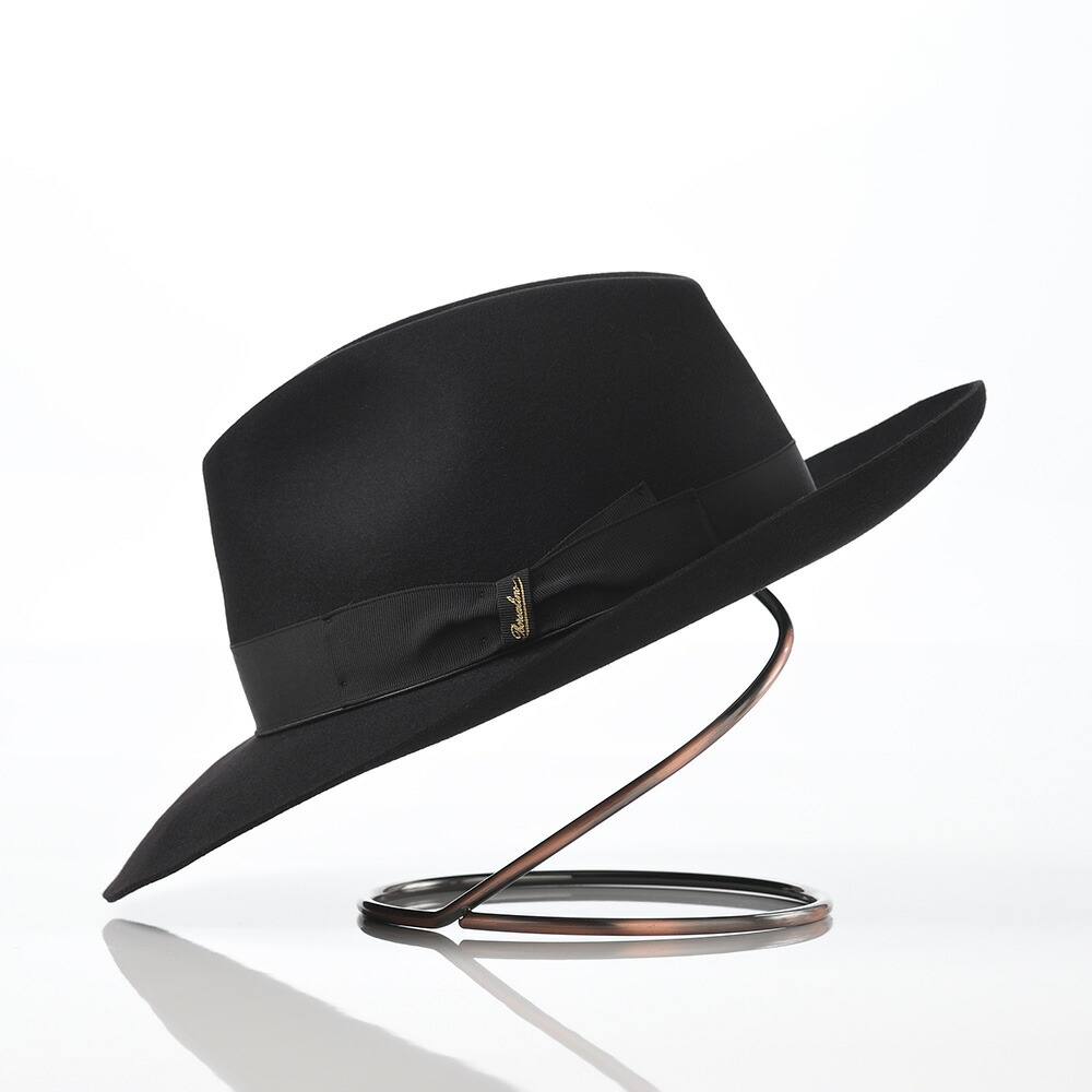 glamb グラム リボン 中折れハット イタリア製 ウール ボルサリーノ 60