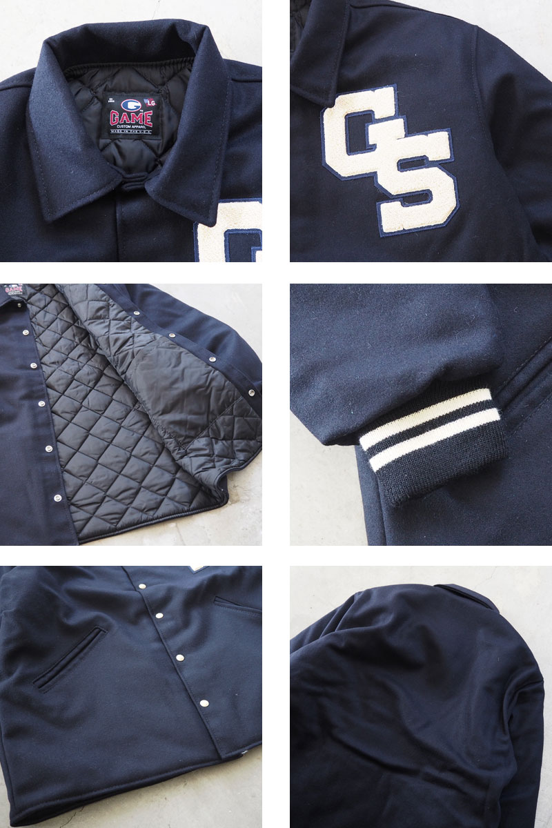 楽天市場】GAME SPORTSWEAR ゲームスポーツウェア スタジャン USA製