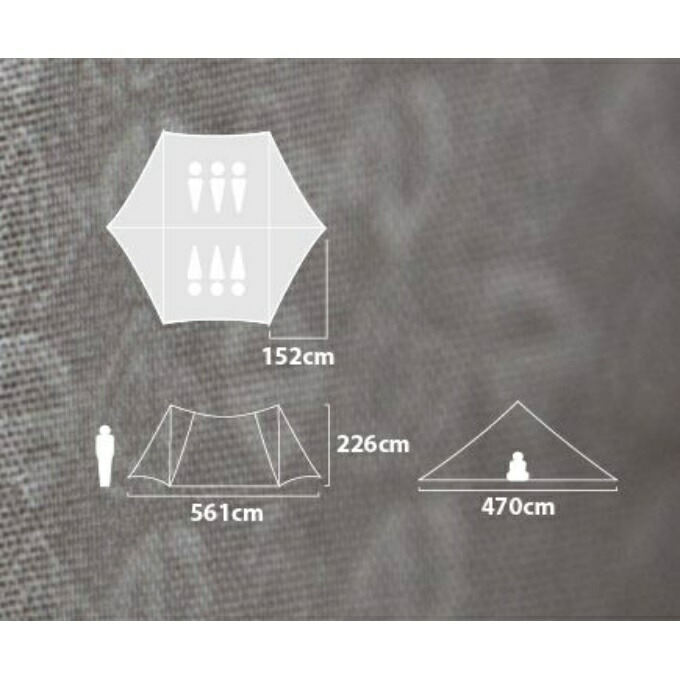 楽天市場】ニーモ NEMO タープ Tarp ヘキサライト エレメント 6P
