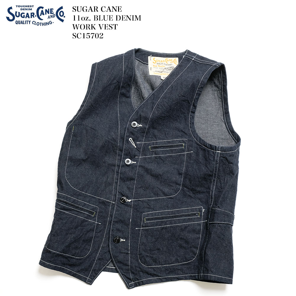 楽天市場】シュガーケーン SUGAR CANE SC15702 11oz ブルーデニム