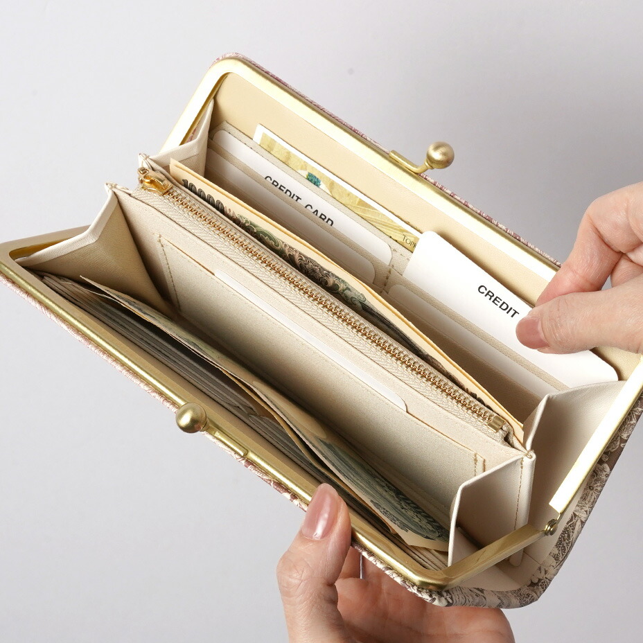 楽天市場】【 HIRAMEKI. 公式 】長財布 がま口 スリム 本革｜空