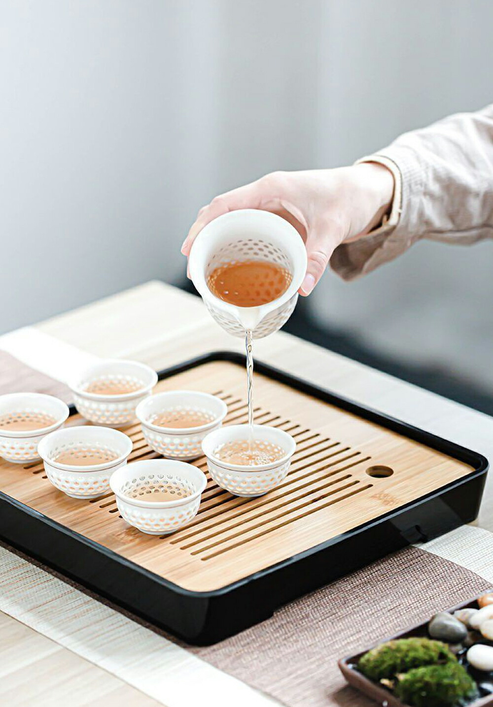 楽天市場】IwaiLoft 透かし模様で茶の色が見える玲瓏磁器 玲瓏磁