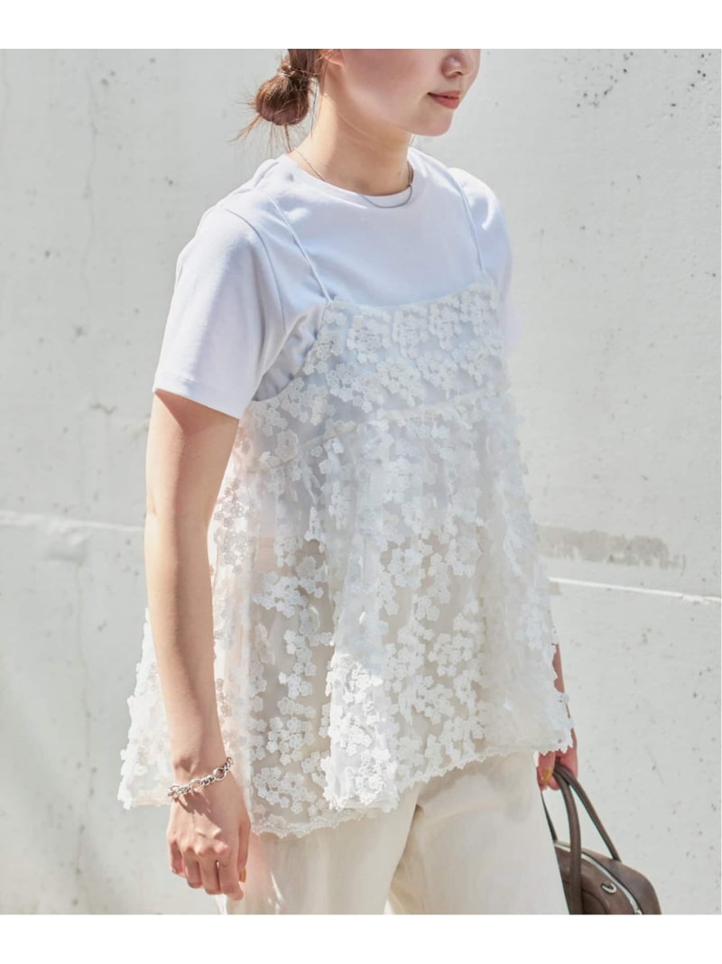 楽天市場】フラワーエンブロイダリー キャミソール IENA イエナ