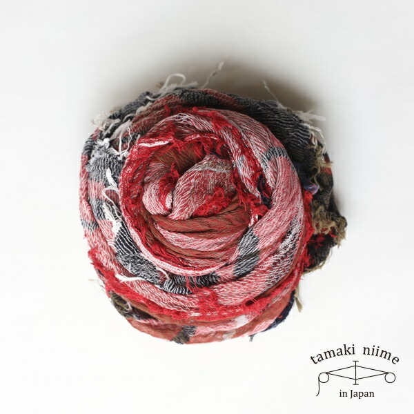 楽天市場】tamaki niime 玉木新雌 roots shawl cotton big 108/ ルーツ