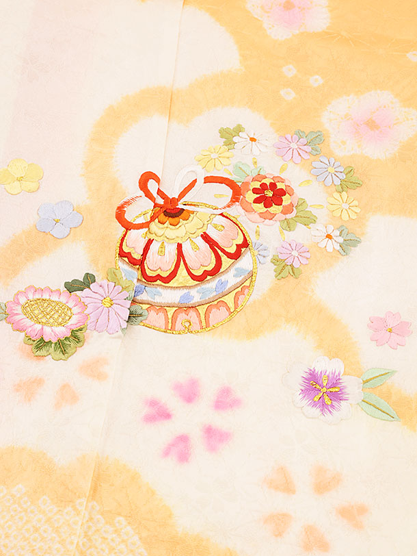 楽天市場】七五三 着物 7歳 フルセット レンタル 女の子Y193【高級正絹