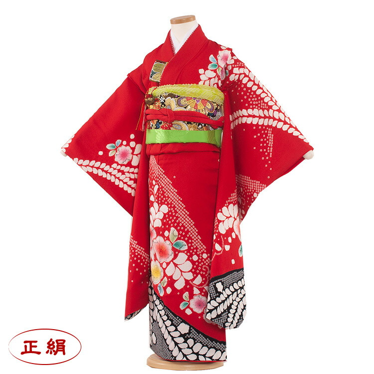 楽天市場】【レンタル】七五三 7歳 女の子 アンティーク着物 【正絹