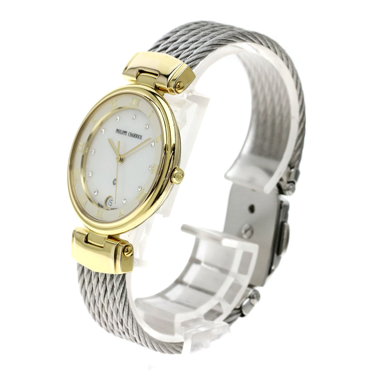 楽天市場】フィリップ・シャリオール ケルティック 腕時計 GP/SS