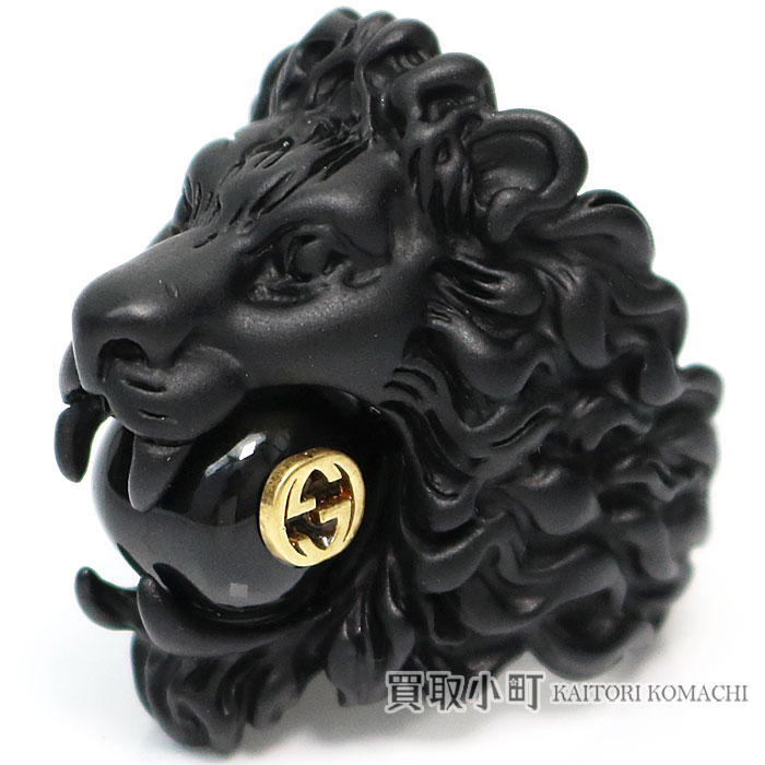 楽天市場】【美品】グッチ【GUCCI】ライオンヘッド リング グラス