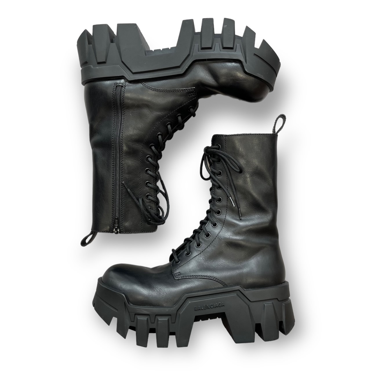 楽天市場】バレンシアガ・BALENCIAGA 23SS BULLDOZER LACEUP BOOT 状態