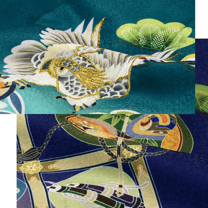 楽天市場】【Prices down2】七五三 着物 3歳 男の子 被布セット「孔雀