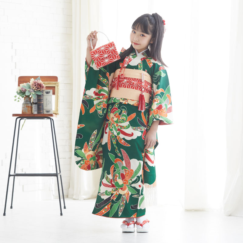 楽天市場】【レンタル】753 七五三 着物 7歳 フルセット 女の子