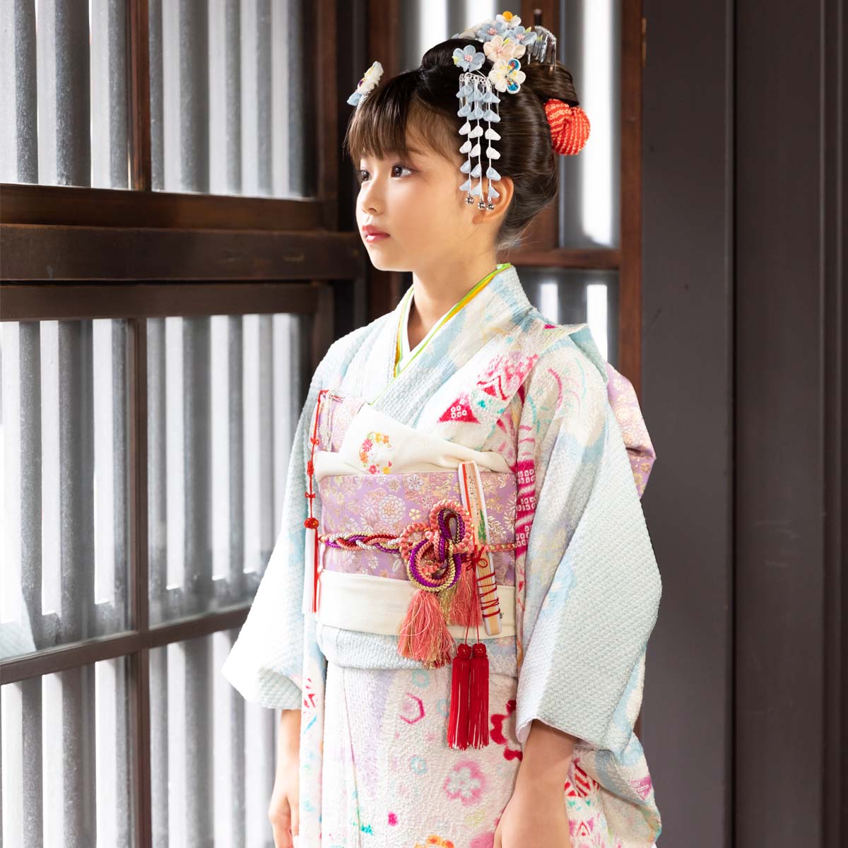 楽天市場】【レンタル】753 七五三 着物 7歳 フルセット 女の子