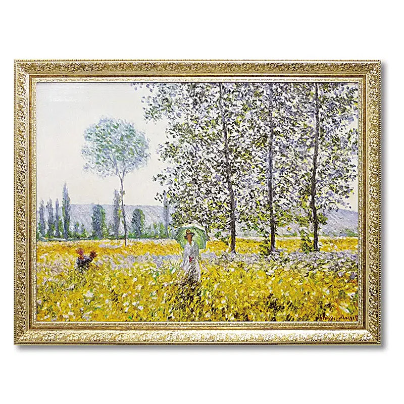 楽天市場】クロード・モネ 絵画 「 Champs au Printemps 1884 」 91