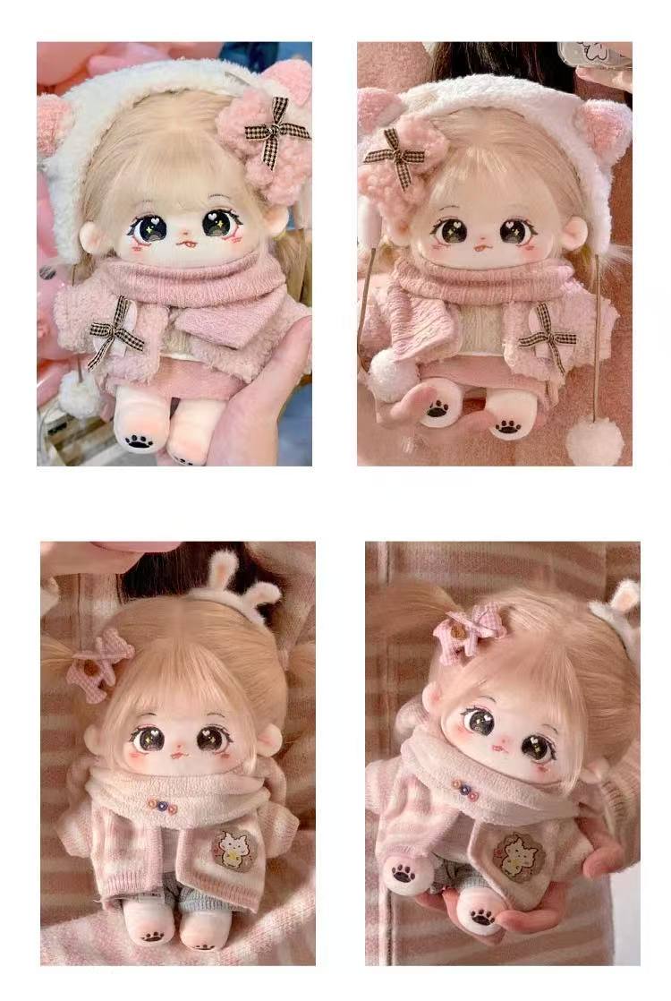 楽天市場】20cm 綿花の人形 コットンドール ミニ洋服 韓国ファッション