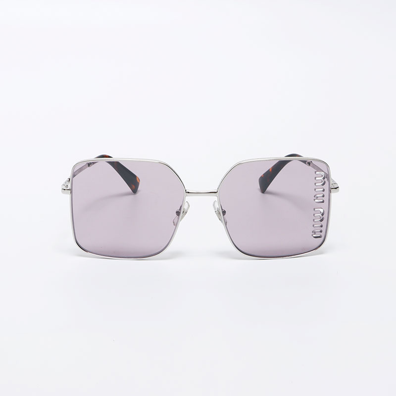 楽天市場】ミュウ ミュウ Miu Miu ピンクレンズ カラー シルバー ロゴ