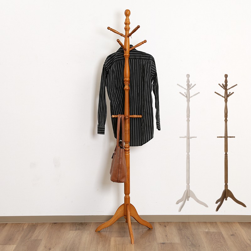 楽天市場】ポールハンガー 木製 コートハンガー アンティーク 玄関