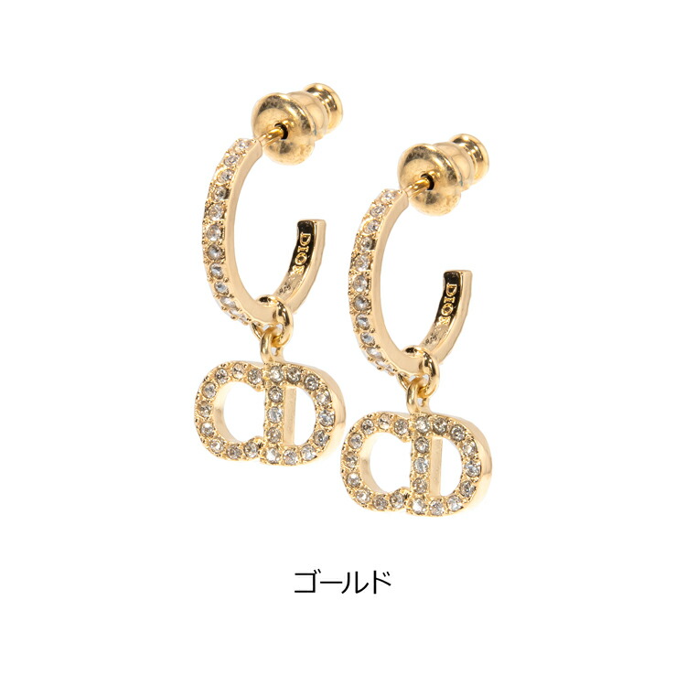 楽天市場】ディオール Dior ピアス ゴールド 両耳用 CD Clair D Lune