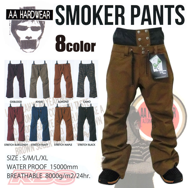 楽天市場】16-17 モデル AA HARDWEAR SMOKER PANTS スモーカーパンツ
