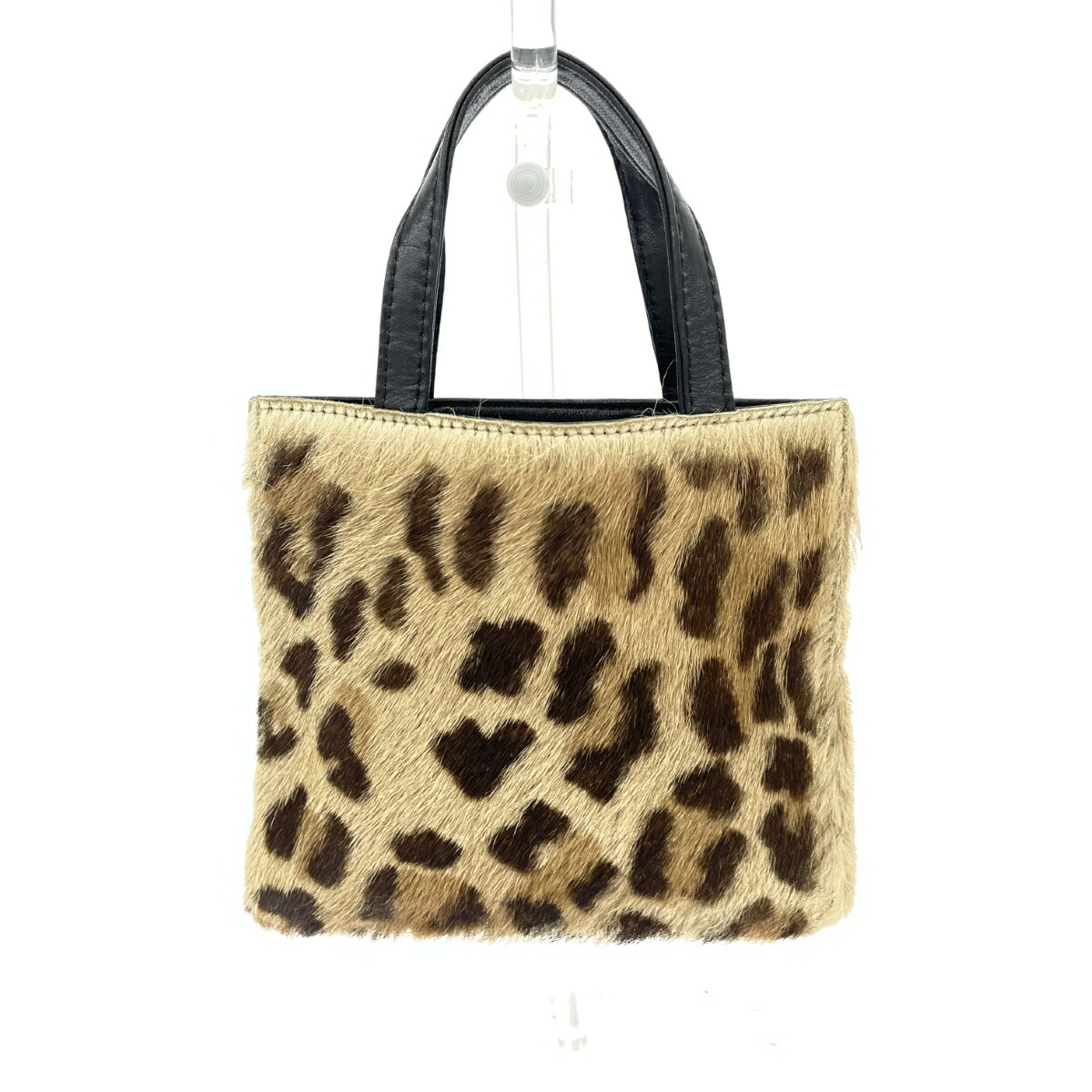 楽天市場】LOEWE ロエベ ミニハンドバッグ レオパード柄 ハラコ