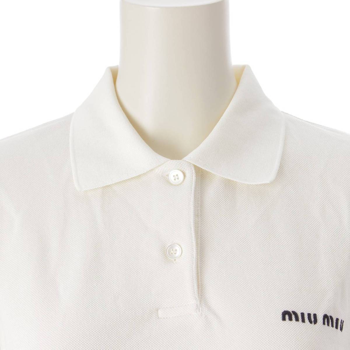 楽天市場】【ミュウミュウ】Miu Miu 24SS 半袖 ロゴ コットンピケ