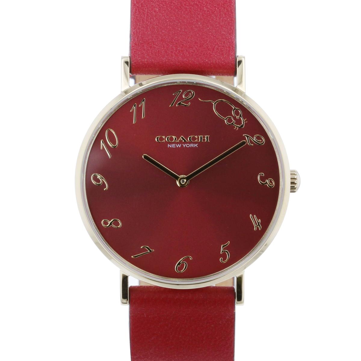 楽天市場】【中古】 COACH （コーチ） ﾚﾃﾞｨｰｽｸｫｰﾂ RED*GOLD 時計 ｸｵｰﾂ