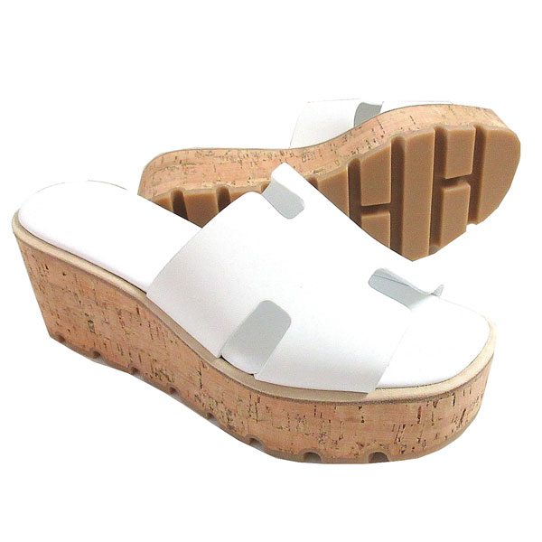 楽天市場】≪ 新品 ≫ エルメス エズ 30 サンダル 38 レザー コルク