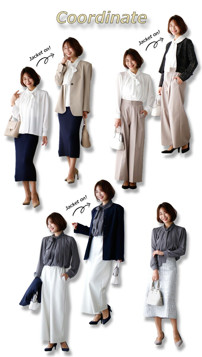 楽天市場】トップス ブラウス ボウタイ ボウタイブラウス シンプル