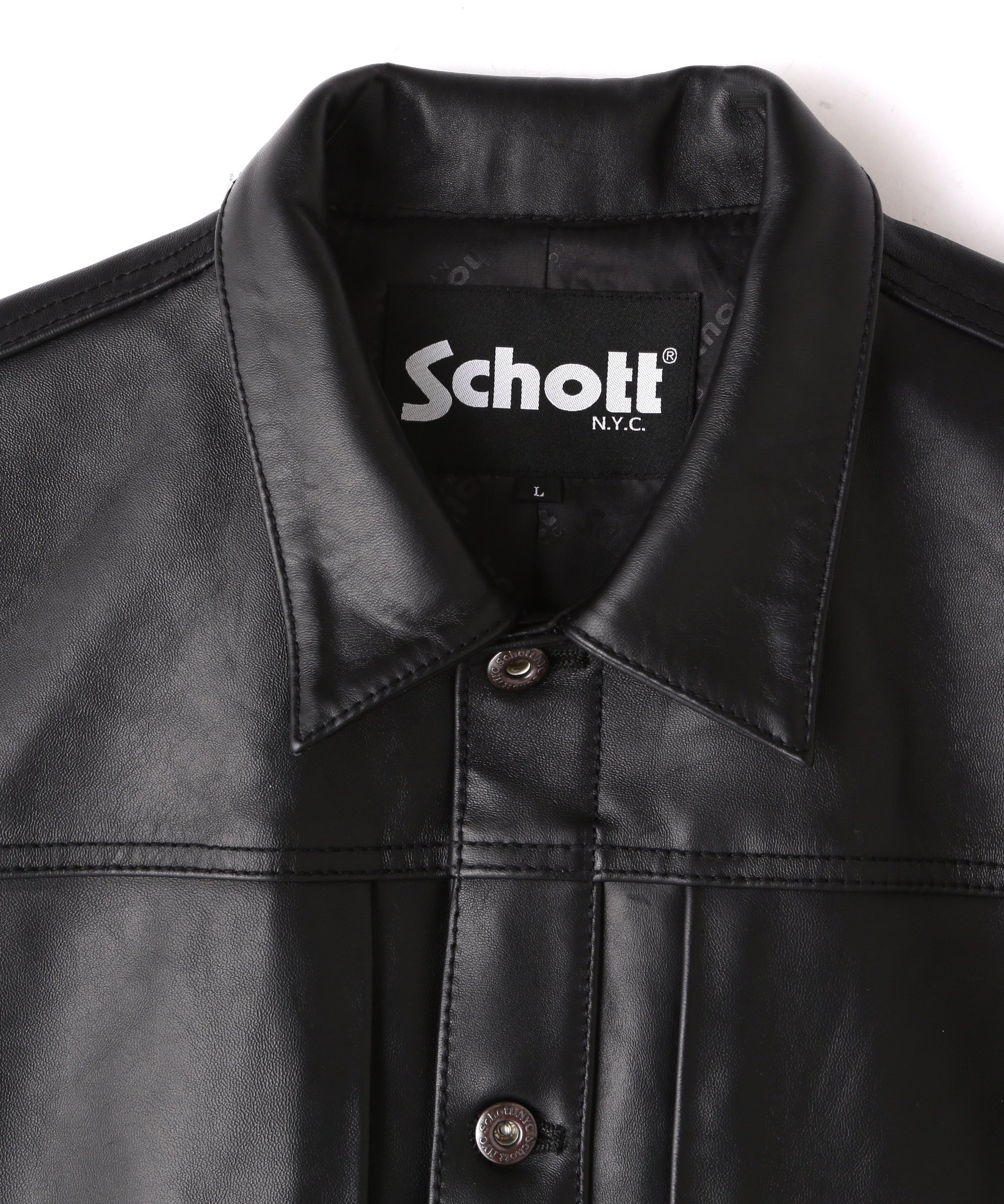 Schott｜SHEEP LEATHER 1st TRACKER JACKET/シープレザー トラッカー