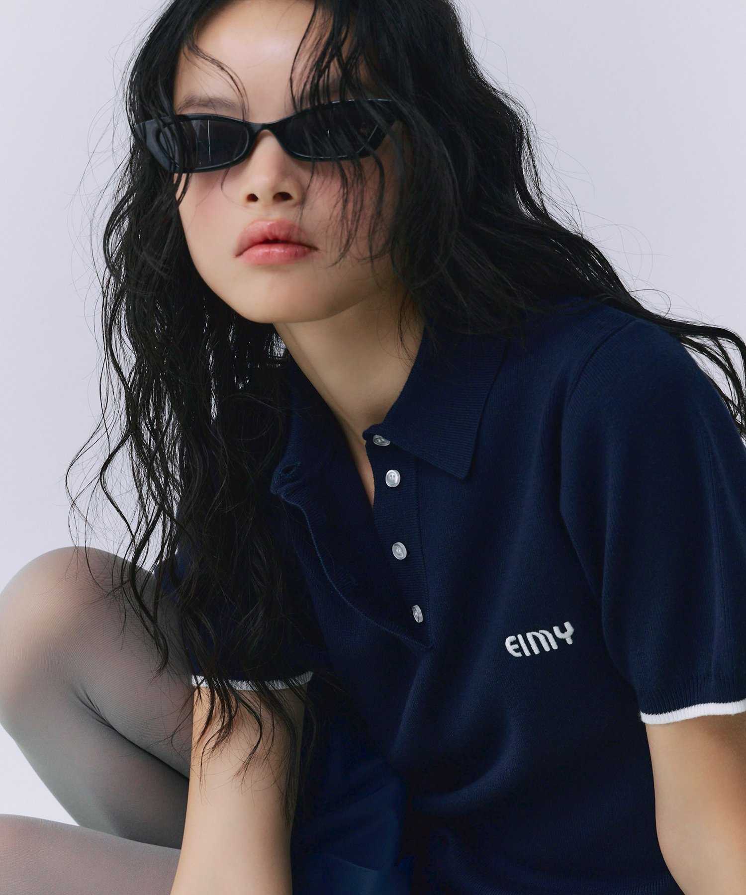 EIMY ISTOIRE｜Switchingロゴニットポロミニワンピース | Rakuten